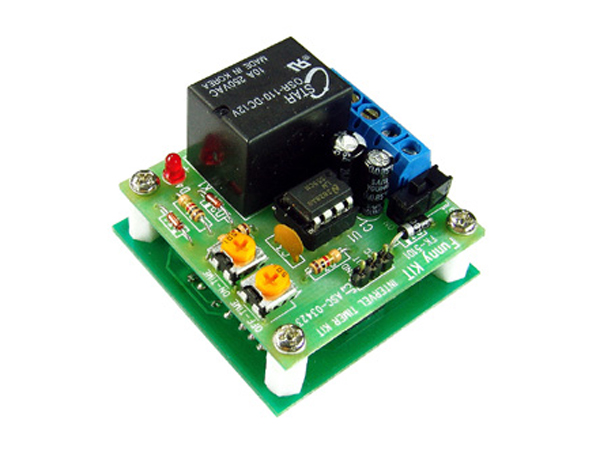 디바이스마트,MCU보드/전자키트 > 버튼/스위치/제어/RTC > RTC/타이머,FunnyKIT,모니터링 ON/OFF 반복타이머(FK3022),본 키트는 다기능전압메터 키트인 41051와 ON/OFF 반복 타이머 키트인 61056을 결합해 놓은 형태의 키트입니다.