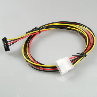 디바이스마트,,Coms,SATA 전원 케이블 ㄱ자 클립형 1m [P2583],