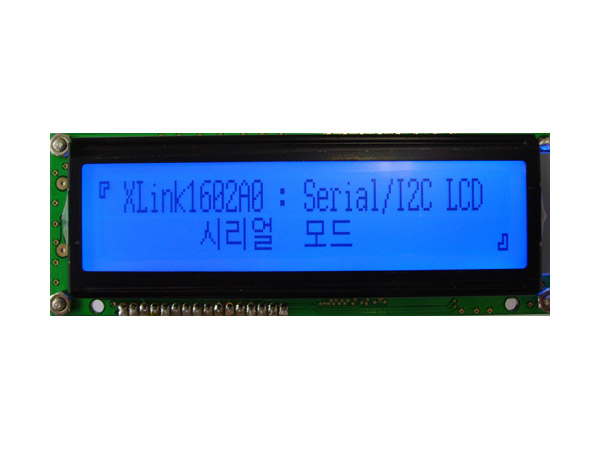 LCD모듈(XLINK1602A0-BL)
