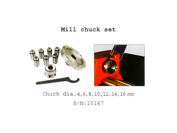 (10167)mill chuck set