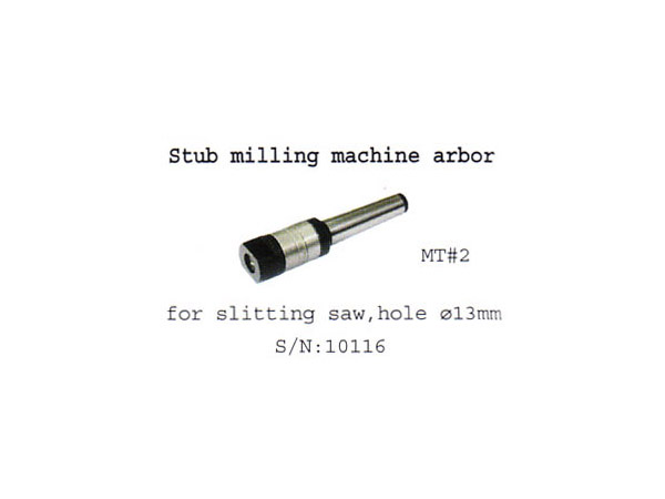 (10116)Stub milling machine arbor Mt2 13mm