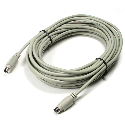 디바이스마트,케이블/전선 > PC/네트워크/통신 케이블 > 랜(LAN) 케이블,Coms,PS2 케이블10M (키보드/마우스 공용) [C0254],PS2 키보드, 마우스용 연결 케이블 / MM / 6Pin / 10M