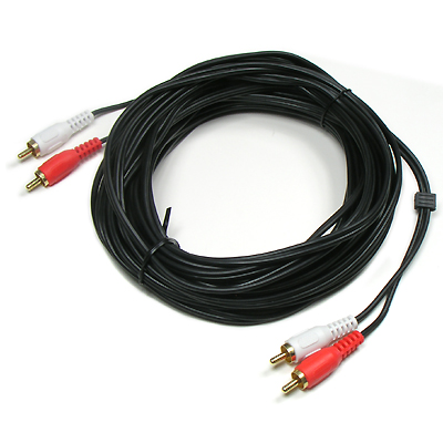디바이스마트,케이블/전선 > 영상/음향 케이블 > 스테레오/RCA 케이블,Coms,RCA 2선 케이블10M (음성) [AV0341],RCA 2선 케이블 / M-M 타입 / 길이 : 10M / 색상 : 블랙