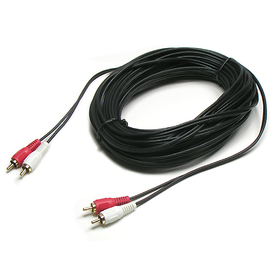 디바이스마트,케이블/전선 > 영상/음향 케이블 > 스테레오/RCA 케이블,Coms,RCA 2선 케이블15M (음성) [AV0919],RCA 2선 케이블 / M-M 타입 / 길이 : 15M / 색상 : 블랙
