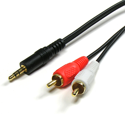디바이스마트,케이블/전선 > 영상/음향 케이블 > 스테레오/RCA 케이블,Coms,스테레오/RCA 2선 케이블 3m [AV0358],3.5mm 스테레오 to RCA 2선 케이블 / M-M 타입 / 길이 : 3M / 색상 : 블랙