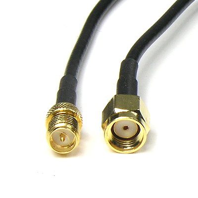 디바이스마트,케이블/전선 > 영상/음향 케이블 > S-Video/RCA1선/TV동축 케이블,Coms,RP-SMA 안테나 연장 케이블 [SMA-2M][C0399],RP to SMA 안테나 연장 케이블 / 길이 : 2M / 색상 : 블랙
