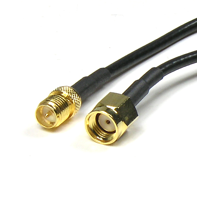 디바이스마트,케이블/전선 > 영상/음향 케이블 > S-Video/RCA1선/TV동축 케이블,Coms,Coms 무선 RP-SMA 안테나 연장 케이블 (SMA-20M) [C0404],RP to SMA 안테나 연장 케이블 / 길이 : 20M / 색상 : 블랙