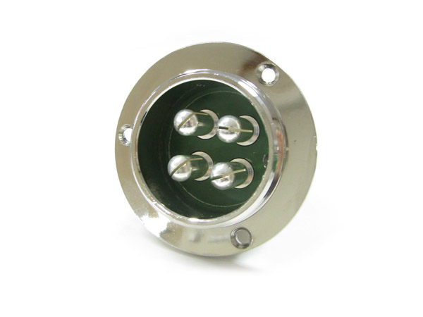 디바이스마트,커넥터/PCB > 원형커넥터 > SCK 커넥터,GOLD CONN,K-40-4R,SCK 시리즈 / Screw Mounting Connector with 3Holes-Panel ReceptacleShell / Type [P=Plug], [R=Receptacle for cable]