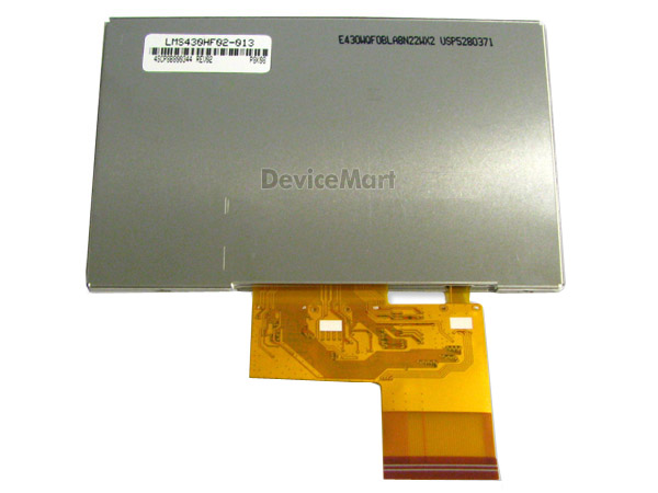 디바이스마트,LED/LCD > LCD COLOR > 칼라 LCD패널 > 4인치대 컬러 LCD패널,SAMSUNG,LMS430HF02,480*272 / 4.3'wide  [Outline: 105.5*67.2] [Viewing area: 98.7*57.5 LED B/L, 24bit, anti-glare type