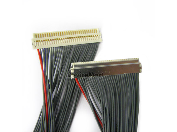 디바이스마트,LED/LCD > LCD COLOR > LCD 관련부품 > LVDS 케이블,OEM,TTL 1-30 (30pin),1mm, 30p, 1:30, 200mm / 크로스 케이블 입니다.