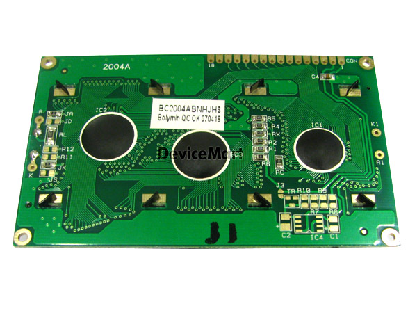 디바이스마트,기계/제어/로봇/모터 > 3D프린터 > 3D 프린터 부품 > LCD,BOLYMIN,BC2004ABNHJH-D (3),CHARACTER LCD, Format Size(inch) : 20*4, Outline : 98.0*60.0, Viewing area : 76.0*25.2, LED B/L, blue and white