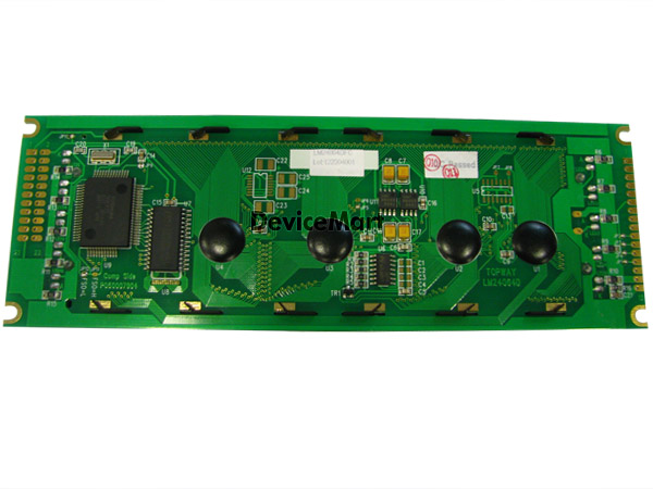디바이스마트,LED/LCD > LCD 캐릭터/그래픽 > 그래픽 LCD,TOPWAY,LM24064FFW,GRAPHIC LCD, Format Size(inch) : 240*64, Outline : 180.0*62.0, Viewing area : 134.0*40.0, LED B/L, blue and white, T6963C