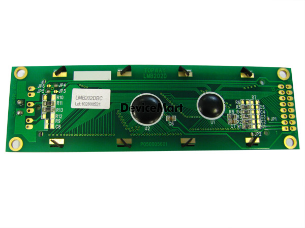 디바이스마트,LED/LCD > LCD 캐릭터/그래픽 > 캐릭터 LCD,TOPWAY,LMB202DBC-D (27),CHARACTER LCD, Format Size(inch) : 20*2, Outline : 116.0*37.0, Viewing area : 84.0*19.0, LED B/L, yellow-green