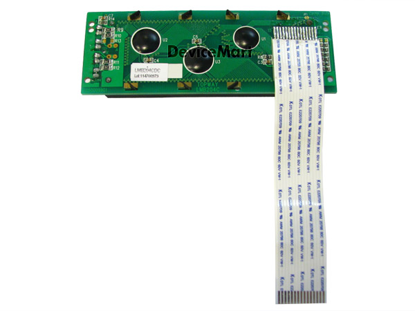 디바이스마트,LED/LCD > LCD 캐릭터/그래픽 > 캐릭터 LCD,TOPWAY,LMB204CDC-D (30),CHARACTER LCD, Format Size(inch) : 20*4, Outline : 105.0*38.0, Viewing area : 76.0*25.2, LED B/L, white and black, 3V, FFC