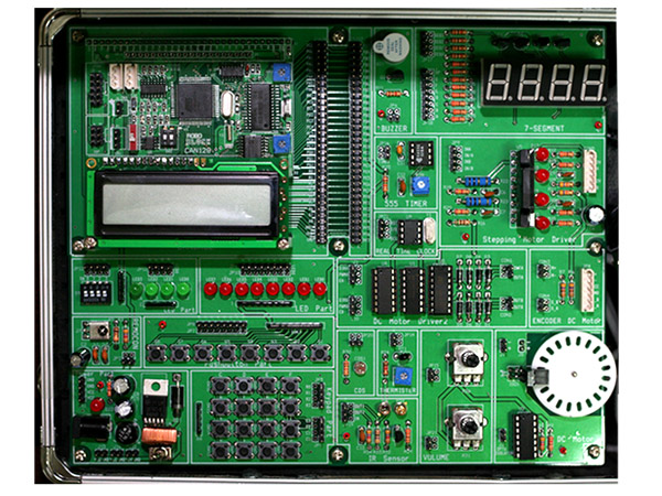 디바이스마트,MCU보드/전자키트 > 통신/네트워크 > CAN통신,(주)로보블럭시스템,AT90CAN128 트레이닝 키트 (완제품),