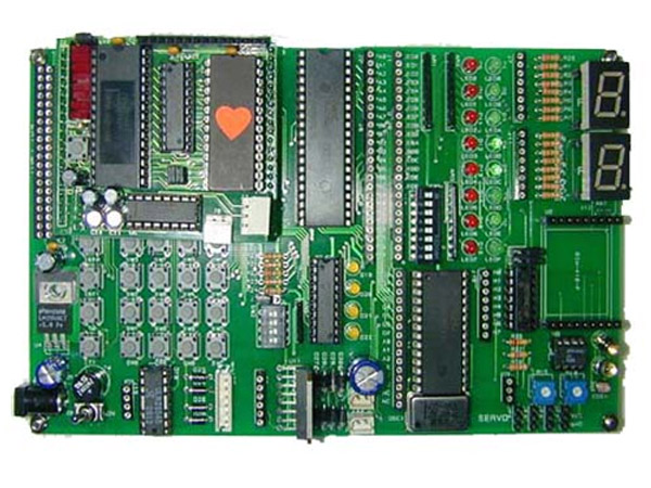 디바이스마트,MCU보드/전자키트 > 프로세서/개발보드 > 8051,(주)로보블럭시스템,8051 전체 키트 (반제품),