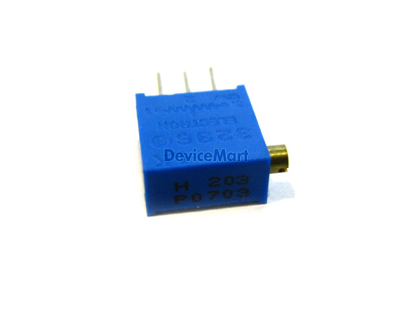 디바이스마트,RLC/수동소자 > (R) 저항 > 가변저항(트리머) > 범용 H3296 가변저항,Hongxing,Hongxing H3296X Series-1KΩ,가변 저항 / 트리머 / 1K옴 / code : 102