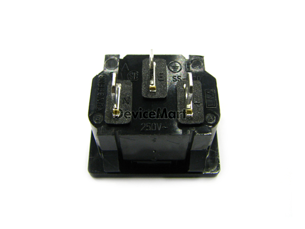 디바이스마트,커넥터/PCB > 파워커넥터 > 파워소켓/전원플러그,Any Vendor,SS-120E,AC Socket / MALE / 정격전류15A, 정격전압 250VAC