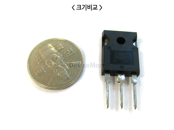 디바이스마트,반도체/전자부품 > 트랜지스터/FET > FET/MOSFET > FET - 싱글,IR,IRFP2907,N채널, VDSS = 75V ,Rds = 4.5mW ,Id = 209A  TO-247타입의 MOSFET 대용량 전기차량이나 에너지 전환용 인버터등에 사용하기 적당한 제품입니다. 대용량모터, 대용량인버터등에 병렬로 사용하시면 좋습니다.