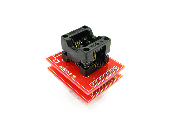 디바이스마트,커넥터/PCB > 핀헤더/IC 소켓 > 소켓어댑터 > SOP(SOIC)소켓어댑터,자미전자,소켓 어댑터(JMSO150-08-08P),SOP(SOIC) 소켓 어댑터 / SOIC (150mil, Pitch 1.27mm) / DIP pitch 2.54mm / 8pin / universal adapterfor