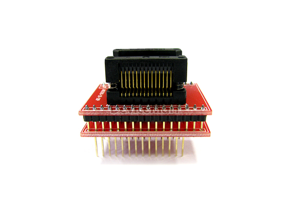 디바이스마트,커넥터/PCB > 핀헤더/IC 소켓 > 소켓어댑터 > SOP(SOIC)소켓어댑터,자미전자,소켓 어댑터(JMSO300-28-28P),SOP(SOIC) 소켓 어댑터 / SOIC (300mil, Pit8ch 1.27mm) / DIP pitch 2.54mm / 28pin / universal adapter