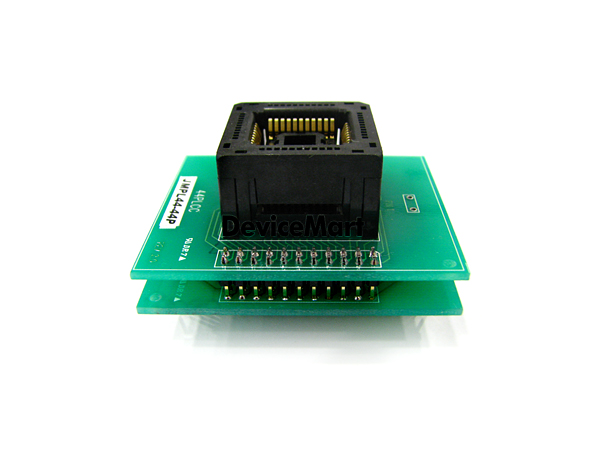 디바이스마트,커넥터/PCB > 핀헤더/IC 소켓 > 소켓어댑터 > PLCC소켓어댑터,자미전자,소켓 어댑터(JMPL44-44P),PLCC 소켓 어댑터 / PLCC pitch 1.27mm / DIP pitch 2.54mm / 44pin / universal adapter