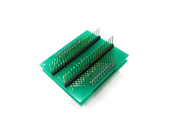 디바이스마트,커넥터/PCB > 핀헤더/IC 소켓 > 소켓어댑터 > PLCC소켓어댑터,자미전자,소켓 어댑터(JMPL44-44P),PLCC 소켓 어댑터 / PLCC pitch 1.27mm / DIP pitch 2.54mm / 44pin / universal adapter