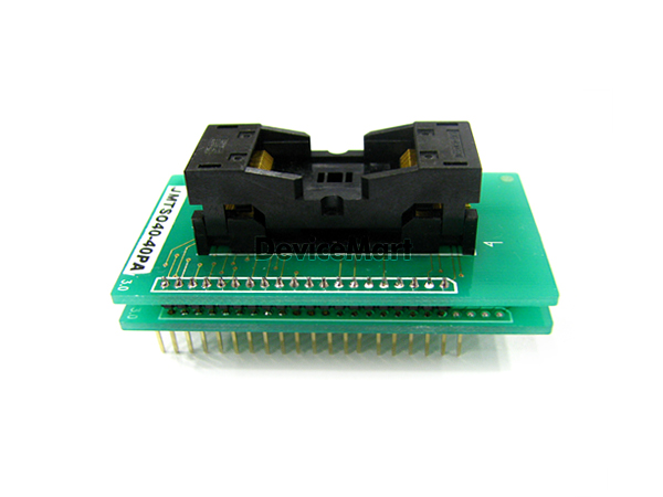 디바이스마트,커넥터/PCB > 핀헤더/IC 소켓 > 소켓어댑터 > TSOP소켓어댑터,자미전자,소켓 어댑터(JMTSO40-40PA),TSOP 소켓 어댑터 / TSOP(12mm x 20mm) pitch 0.5mm / DIP pitch 2.54mm / 40pin / universal adapterfor 40 pin TSOP Flash