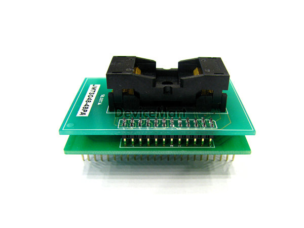 디바이스마트,커넥터/PCB > 핀헤더/IC 소켓 > 소켓어댑터 > TSOP소켓어댑터,자미전자,소켓 어댑터(JMTSO48-48PA),TSOP 소켓 어댑터 / TSOP(12mm x 20mm) pitch 0.5mm / DIP pitch 2.54mm / 48pin / universal adapter
