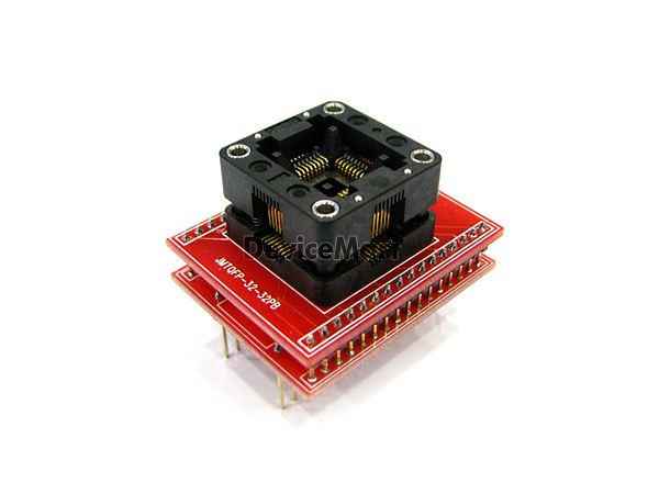 디바이스마트,커넥터/PCB > 핀헤더/IC 소켓 > 소켓어댑터 > TQFP소켓어댑터,자미전자,소켓 어댑터(JMTQFP32-32PB),TQFP 소켓 어댑터 / TQFP pitch 0.8mm / DIP pitch 2.54mm / 32pin / universal adapter