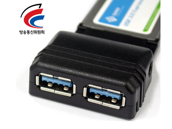 디바이스마트,컴퓨터/모바일/가전 > 네트워크/케이블/컨버터/IOT > 컨트롤러/확장카드 > USB 확장카드,강원전자,NETmate USB3.0 2포트 PCMCIA Express 카드(NEC_SUNIX),Super Speed 5Gbps 지원, USB2.0보다 10배 빨라진 속도