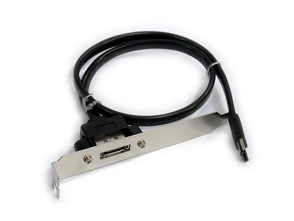 NETmate ESATA-ESATA(브라켓) 케이블 0.5M [ESATA]