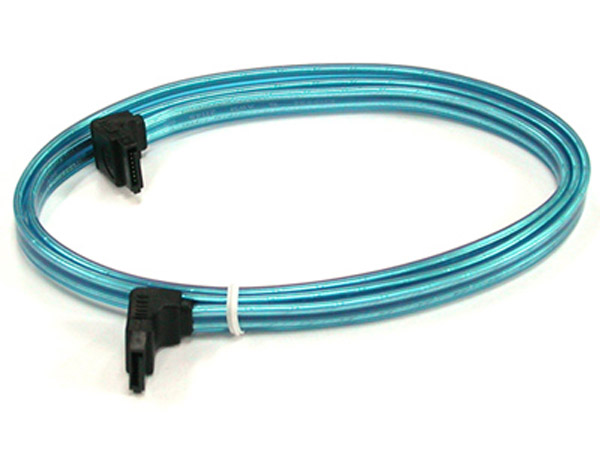 NETmate SATA(ㄱ형)-SATA(ㄱ형) 케이블 1M (Blue)