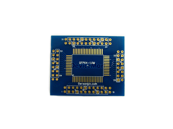 디바이스마트,커넥터/PCB > PCB기판/관련상품 > IC 변환기판 > 다기능 (복합) 변환기판,거상인,[G306] QFP 변환기판,QFP, 변환기판