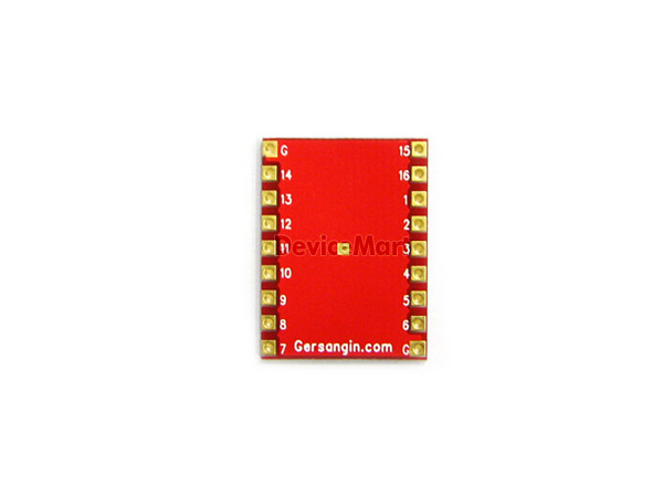디바이스마트,커넥터/PCB > PCB기판/관련상품 > IC 변환기판 > QFN/MLF/MLP 변환기판,거상인,[F208] MLF 16 - 0.65mm 변환기판,Type : MLF,QFN,QFP , Pitch : 0.65mm  , Pin : 16 , Hole : 2.54mm , Size : 17*23 , METERIAL : FR-4, ALL GOLD 