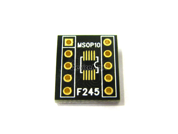 [F245] MSOP 10 - 0.5 변환기판
