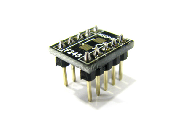 디바이스마트,커넥터/PCB > PCB기판/관련상품 > IC 변환기판 > MSOP 변환기판,거상인,[FA 245] MSOP 10 - 0.5 변환기판 &#8211; 완제품,MSOP 10 - 0.5 타입의 변환기판 , 핀헤더 납땜으로 인하여 시간절약이 가능한 제품 , 브레드보드에 이용하기 편리함● Type : MSOP● Pitch : 0.5mm ● Pin : 10● Hole : 2.54mm ● Size : 14 * 11.5● METERIAL : FR-4 ● ALL GOLD