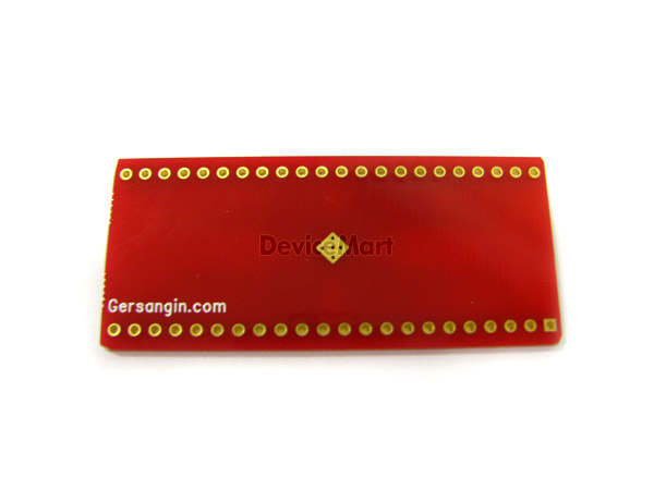 디바이스마트,커넥터/PCB > PCB기판/관련상품 > IC 변환기판 > QFN/MLF/MLP 변환기판,거상인,[F257] MLF 44 - 0.8 변환기판,MLF 44 - 0.8 타입의 변환기판 ● Type : MLF● Pitch : 0.8mm ● Pin : 44● Hole : 2.54mm ● Size : 57 * 25● METERIAL : FR-4 ● ALL GOLD