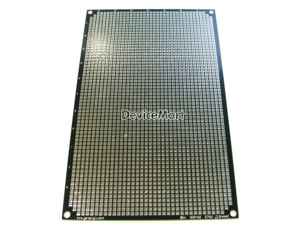 디바이스마트,커넥터/PCB > PCB기판/관련상품 > 만능기판 (단면) > 사각홀 만능기판,거상인,[ GB4 ] 100 x 160 사각 만능 기판 - 단면,기존 기판과는 다른 사각모양의 단면 범용 PCB  Pitch : 2.54mm , Pin : 37 * 61 , Hole : 2.54mm ,  Size : 100 * 160 , METERIAL : FR-4