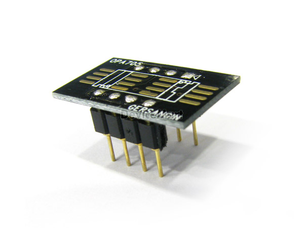 디바이스마트,커넥터/PCB > PCB기판/관련상품 > IC 변환기판 > OP AMP 변환기판,거상인,[OPA705] AD8610 Adapter – DUAL,AD8610용 변환 PCB , 한기판에 2개 실장가능 Type : OPAMP, Size : 12 * 20 , METERIAL : FR-4 , ALL GOLD