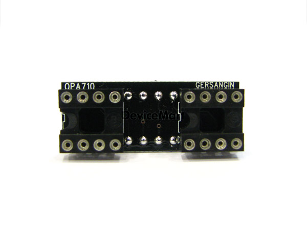 디바이스마트,커넥터/PCB > PCB기판/관련상품 > IC 변환기판 > OP AMP 변환기판,거상인,[OPA710-R] DUAL Adapter - H type (ROUND),브래드보드에 실장하기 편한 기판, ROUNDDIP 타입의 소켓 포함, Type : OPAMP , Size : 12 * 30 ,  METERIAL : FR-4 , ALL GOLD