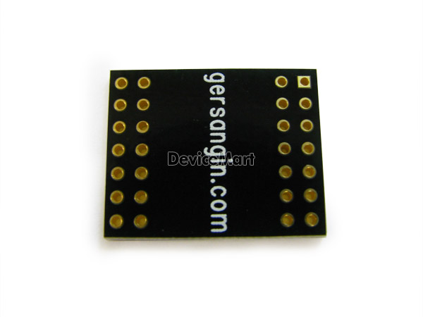 디바이스마트,커넥터/PCB > PCB기판/관련상품 > IC 변환기판 > SOP/TSOP 변환기판,거상인,[GS501] SOP 28 - 0.4mm 변환기판,Type : SOP , Pitch : 0.4mm , Pin : 28 , Hole : 2.54mm , Size : 18 * 23 , METERIAL : FR-4 , ALL GOLD