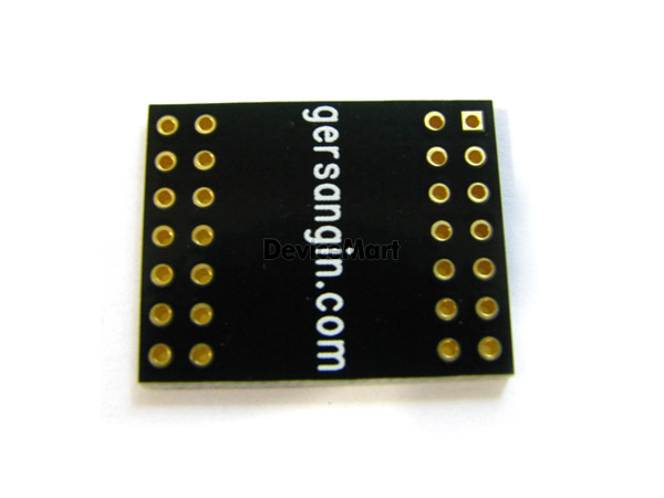 디바이스마트,커넥터/PCB > PCB기판/관련상품 > IC 변환기판 > SOP/TSOP 변환기판,거상인,[GS504] SOP 28 - 0.635mm 변환기판,Type : SOP , Pitch : 0.635mm , Pin : 28 , Hole : 2.54mm , Size : 18 * 23 , METERIAL : FR-4 , ALL GOLD