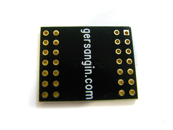 디바이스마트,커넥터/PCB > PCB기판/관련상품 > IC 변환기판 > SOP/TSOP 변환기판,거상인,[GS507] SOP 28 - 1.0mm 변환기판,Type : SOP , Pitch : 1.0mm , Pin : 28 , Hole : 2.54mm , Size : 18 * 23 , METERIAL : FR-4 , ALL GOLD