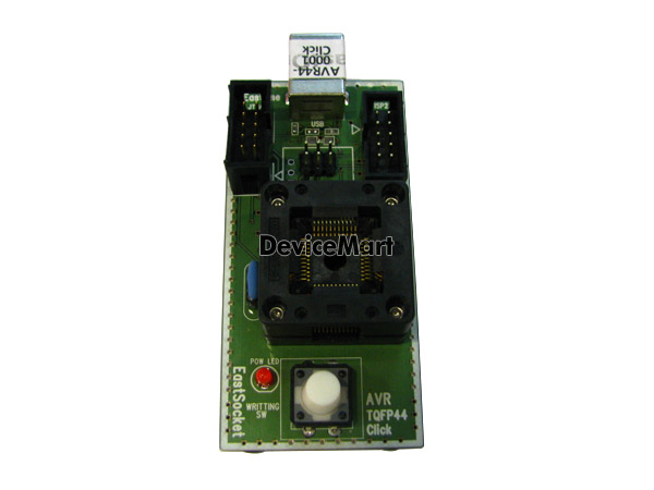 디바이스마트,커넥터/PCB > 핀헤더/IC 소켓 > 소켓어댑터 > TQFP소켓어댑터,이스트원,AVR-TQFP44-0.8 Click,저가의 라이팅 장비를 사용하여 SMD 패키지 마이컴을 라이팅 할 수 있도록 지원하는 장비 입니다.