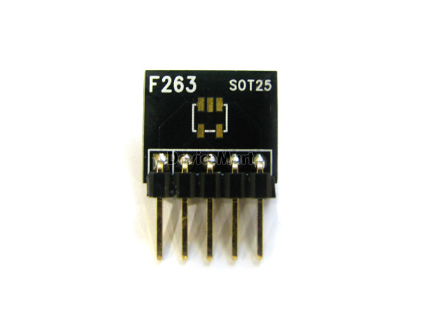 디바이스마트,커넥터/PCB > PCB기판/관련상품 > IC 변환기판 > SOT,거상인,[FA 263] SOT25 변환기판 - 완제품,'브레드보드 실장용 완제품 PCB. Type : SOT25 , Pin : 5 , Hole : 2.54mm , Size : 12 * 14'