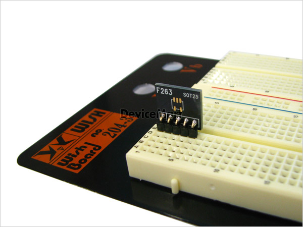 디바이스마트,커넥터/PCB > PCB기판/관련상품 > IC 변환기판 > SOT 변환기판,거상인,[FA 263] SOT25 변환기판 - 완제품,'브레드보드 실장용 완제품 PCB. Type : SOT25 , Pin : 5 , Hole : 2.54mm , Size : 12 * 14'