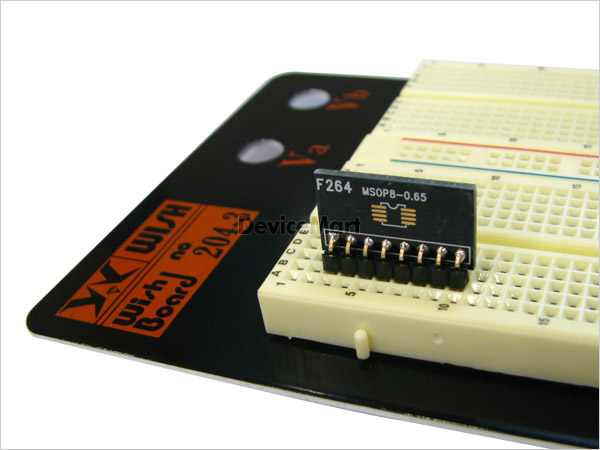 디바이스마트,커넥터/PCB > PCB기판/관련상품 > IC 변환기판 > MSOP 변환기판,거상인,[FA 264] MSOP08-0.65 변환기판 - 완제품,브레드보드 실장용 완제품 PCB. Type : MSOP , Pitch : 0.65 , Pin : 08 , Hole : 2.54mm , Size : 12 * 22