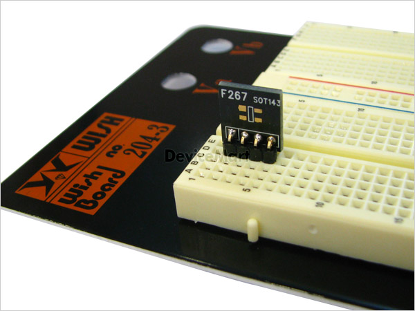 디바이스마트,커넥터/PCB > PCB기판/관련상품 > IC 변환기판 > SOT 변환기판,거상인,[FA 267] SOT143 변환기판 - 완제품,브레드보드 실장용 완제품 PCB. Type : SOT143 , Pin : 04 , Hole : 2.54mm ,  Size : 12 * 12