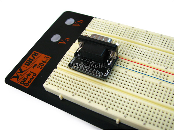 디바이스마트,커넥터/PCB > PCB기판/관련상품 > 특수기판 > 커넥터용 PCB,거상인,[C409(r)] DSUB_9M Rightangle Adapter,D-SUB 브레드보드 실장용 / 변환용 기판 / 2.54mm pitch / 22 x 32 size / FR-4 / GOLD / MALE / 앵글 타입 / 9pin